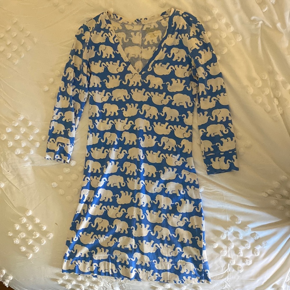 Lilly Pulitzer elephant print dress